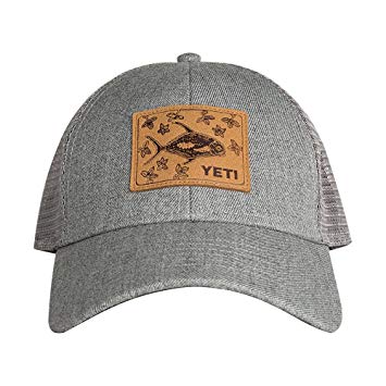 YETI Permit in Mangroves Patch Trucker Hat Gray