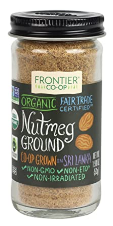 Frontier Ground Organic Fair Trade, Nutmeg, 1.9 Ounce