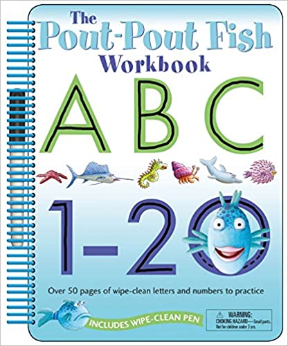 The Pout-Pout Fish: Wipe Clean Workbook ABC, 1-20: Over 50 Pages of Wipe-Clean Letters and Numbers to Practice (A Pout-Pout Fish Novelty)