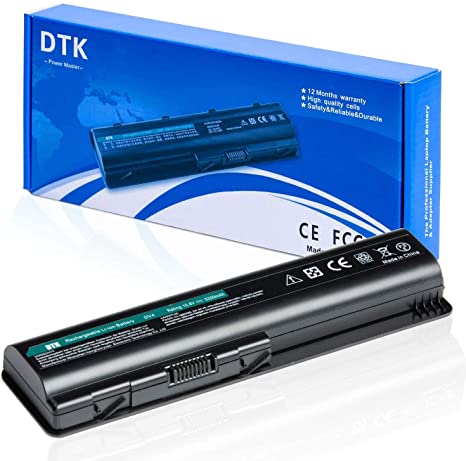 DTK Laptop Battery for HP EV06 484170-001 /G60 G61 G70 G71 Pavilion DV4-1000 / DV5-1000 / DV5-3000 / DV6-1000 / DV6-2000 / Compaq Presario CQ40 / CQ60 / CQ61 Series Notebook 10.8V 5200mAh