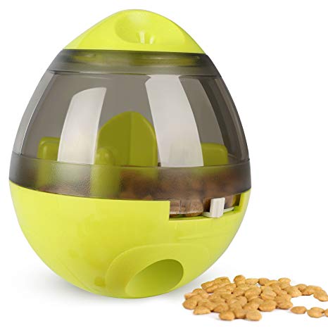 ONSON Interactive Dog Toy - Food Dispenser Ball Toy for Small Medium Large Dogs Durable Chew Ball - Boredom Puzzle Toys Food Slow Feeder Tumbler IQ Treat Ball - Easy to Clean