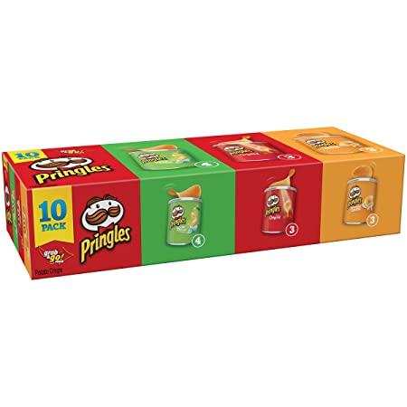Pringles Potato Crisps Chips, Flavored Variety Pack, 13.7 Ounce