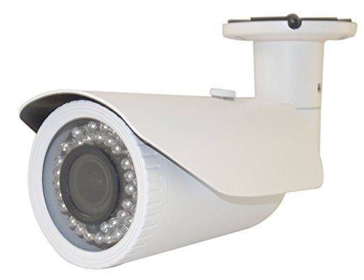 Evertech EV-C942 V.10 1000TVL 1/3" SONY 1.3 Megapixel COLOR SENSOR Weatherproof IR Day & Night, Indoor & Outdoor 2.8 - 12 mm Adjustable Zoom Lens Bullet Camera