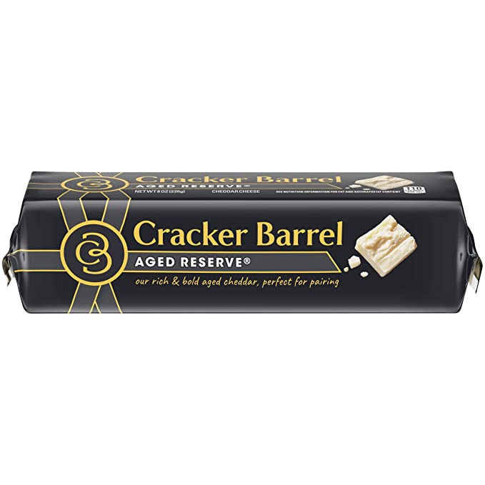 Cracker Barrel Aged Reserve Cheddar Cheese Chunk (8 oz Block)