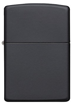 Zippo Pocket  Lighter, Black Matte