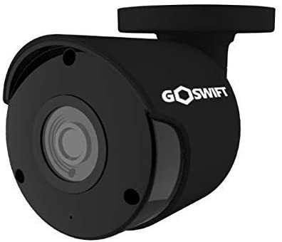 Goswift 4K Ultra HD Weatherproof Bullet Security IP Camera 8MP 3840x2160, 100 Foot Night Vision, 3.6mm Wide Angle Lens, POE Onvif (Black)