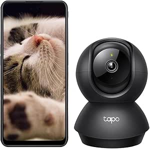 Tapo TP-Link C211-2K Pan, Tilt Indoor Security Camera for Baby Monitor-Pet Camera-Motion Detection and Tracking-Works with Alexa and Google, Supports SD Card up to 512GB (Renewed)