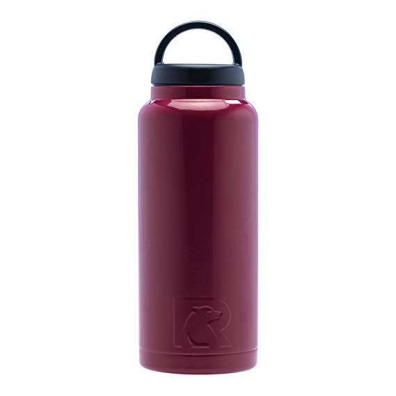 RTIC 209 Double Wall Vacuum Insulated Bottle, 36 oz, Maroon