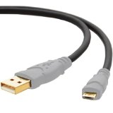 Mediabridge 20 Micro-USB to USB Charging Cable 6 Feet - A Male to Micro B with Gold-Plated Connectors
