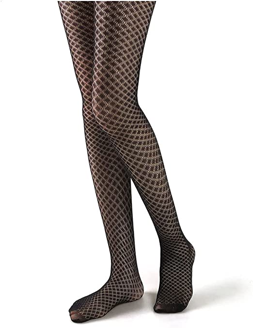 Nunubee Fishnet Net Tights High Waisted Pattern Pantyhose Patterned Tights Ladies Goth Tights Sheer Floral Tights Fis,,，