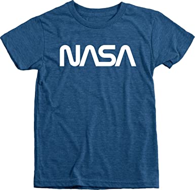 Trunk Candy Kids Vintage NASA White Worm Logo Premium Tri-Blend T-Shirt