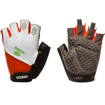 VEBE Mens Multi-functional Half Finger Anti-slip Biking Gloves Cycling For Cross-country Road Summer Sports