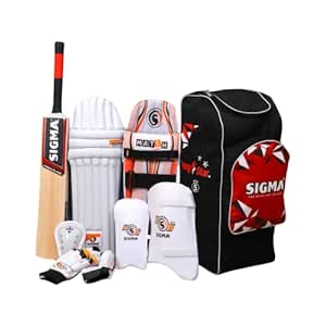 SIGMA Young Star Complete Cricket Set, Multicoloured (Full Size)