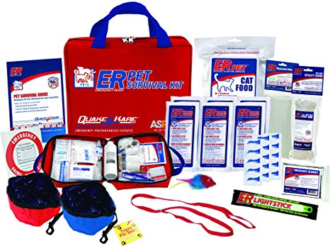 ER Emergency Ready Deluxe Survival Kit, 2 Cats Kit