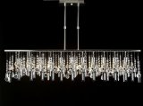 Modern Contemporary Broadway Linear Crystal Chandelier Lighting Lamp H28 X W48
