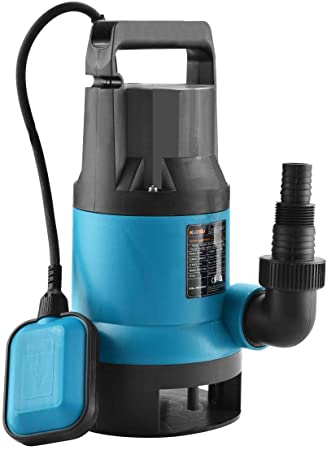 KATSU 400W Portable Submersible Pump for Clean and Dirty Water for Garden Pond, Pools, and Ditches   Float Switch