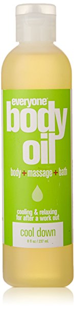 Everyone Body Oil, Cool Down, 8 Ounce