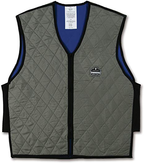 Chill-Its 6665 Evaporative Cooling Vest- Gray, XXX-Large