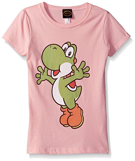 Nintendo Girls' Super Mario Yoshi Icon Graphic Tee