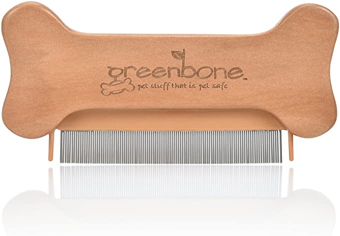 Greenbone All Natural Bamboo Pet Grooming Brushes - Made from Sustainable Materials