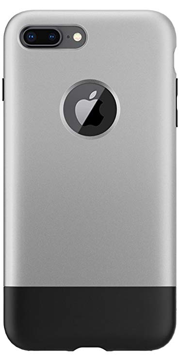 Spigen Classic One [10th Anniversary Limited Edition] iPhone 8 Plus Case with Air Cushion Technology for Apple iPhone 8 Plus (2017) - Aluminum Gray