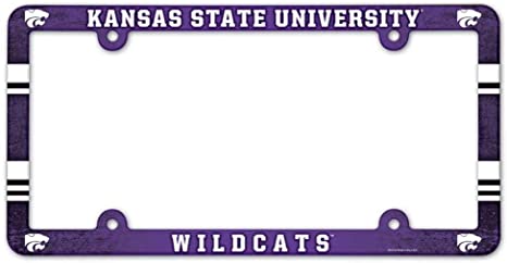 NCAA License Plate with Full Color Frame