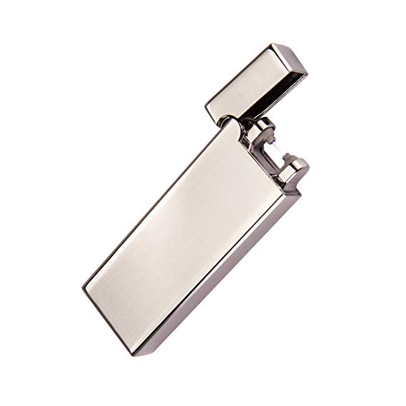 HQST USB Rechargeable Windproof Arc Electric Lighter with Cable
