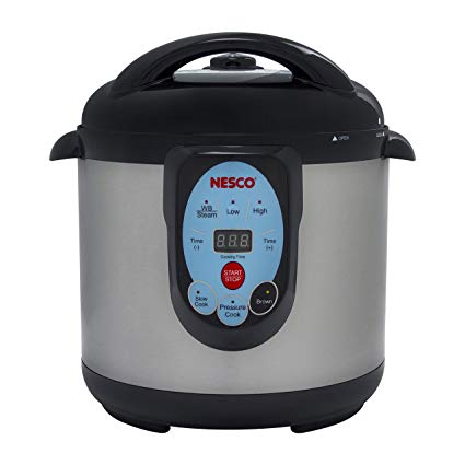 NESCO NPC-9 Smart Pressure Canner and Cooker, 9.5 quart, Stainless Steel