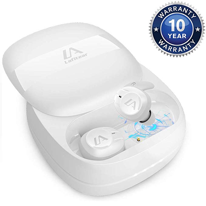 Lafitear Wireless Earbuds | Comfortable Bluetooth Earbuds | True Wireless Earbuds with Charging Case | Sport Bluetooth Earbuds | Multi-Size Wireless Earbuds| Bluetooth Earphones – One Touch Pairing