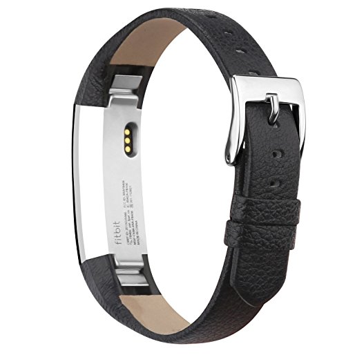 For Fitbit Alta Bands/Fitbit Alta HR Bands, Genuine Leather Replacement Bands for Fitbit Alta/Fitbit Alta HR