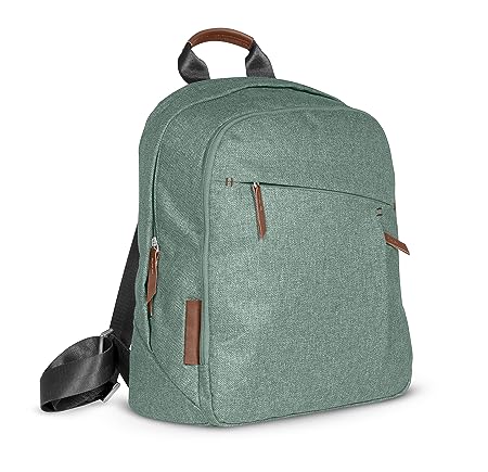 UPPAbaby Changing Backpack - EMMETT (green melange/saddle leather)