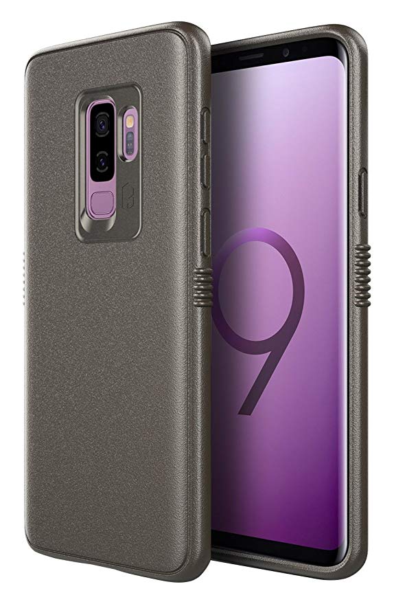 PATCHWORKS One Piece TPU PC Hybrid Dual Material Matte Extreme Grip Slim Fit with Added Air Pocket and Drop Tested Hard Case for Galaxy S9 Plus