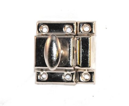Ultra Hardware 41950 Spring Turn Cabinet and Cupboard Latch-Nickel Plated