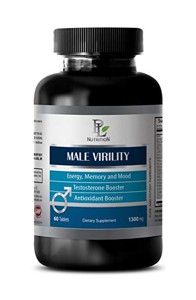 Natural libido booster supplement - MALE VIRILITY - Natural libido booster for men - 1 Bottle 60 tablets