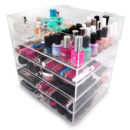 Sorbus 5-Tier Acrylic Cosmetic and Makeup Storage Case Organizer