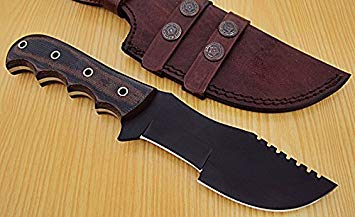Poshland Knives TR-61- Custom Handmade Hi-Carbon Steel (1095) 10.00 Inches Tracker Knife.