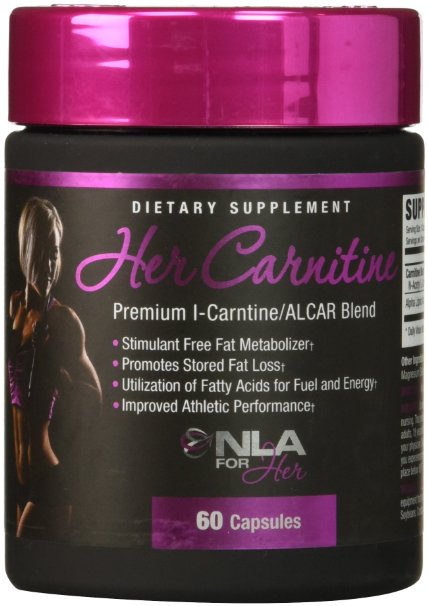 NLA for Her Premium L-CarnitineAlcar Nutritional Blend 60 Count