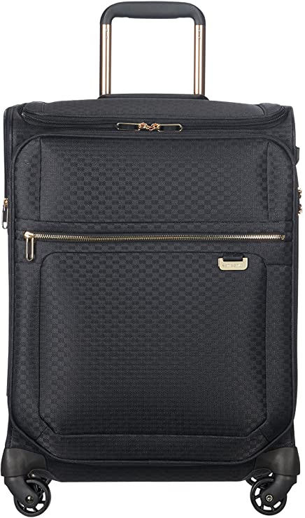 Samsonite Uplite Spinner 55-2kg Hand Luggage, cm, 41 L, Black (Black/Gold)