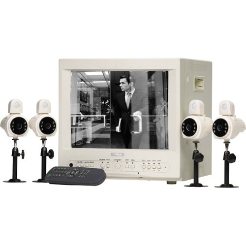 Lorex SG14S1044-A 14-inch B/W 4-channel Observation System with 4 Cameras (Discontinued by Manufacturer)
