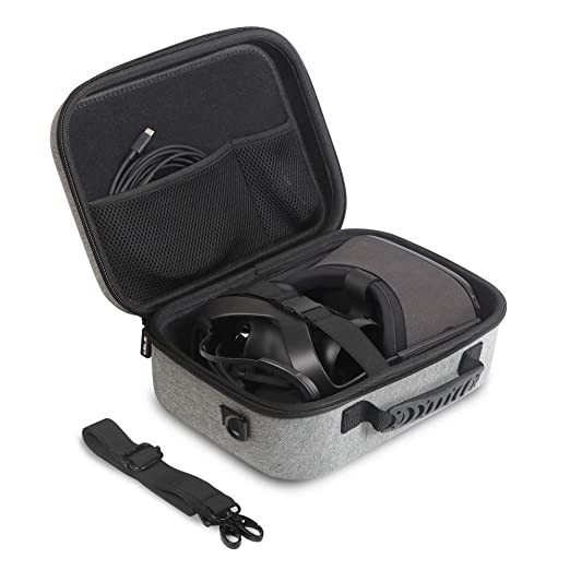 Oculus Quest Case JSVER Hard Carrying Case for Oculus Quest VR Gaming Headset and Controllers Accessories, Oculus Quest travel case, Gray