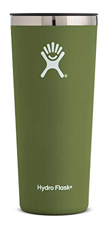 Hydro Flask 22 oz Tumbler Cup - Stainless Steel & Vacuum Insulated - Press-In Lid - Olive