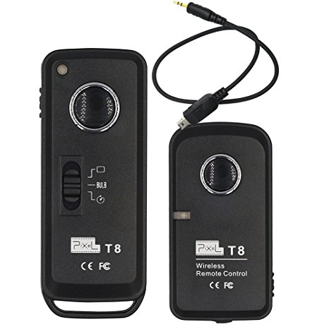 Pixel T8/ DC2 Wireless Shutter Remote Control for Nikon D3100, D3200, D3300, D5000, D5100, D5200, D5300, D5500, D90, D7000, D7100, D7200, D600, D610, D750, Df