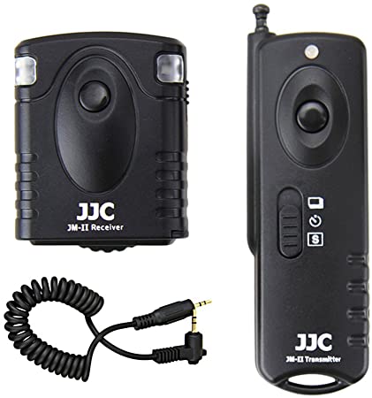 Wireless Shutter Remote Control JJC Remote Shutter Release Controller for Canon T7 T6 T5 T3 T2 XS T7i T6s T6i T5i T4i T3i T2i XSi SL2 SL1 80D 77D 70D 60Da 60D Replaces Canon RS-60E3 Pentax CS-205