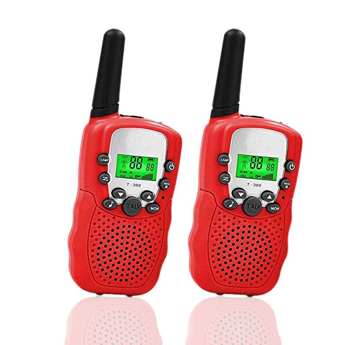 Happy Gift Toys for 7 8 Year Old Boys, Long Range Kids Walkies Talkies for Outdoor Travel Hunting Boy Gifts Age 3-12 Girls &Gifts Age 3-12(Red)