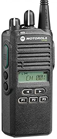 CP185 VHF AAH03KEF8AA7AN Original Motorola 136-174 MHz Handheld Two-way Radio Transceiver 5 Watts, 16 Channels Black - 2 Year Manufacturer Warranty