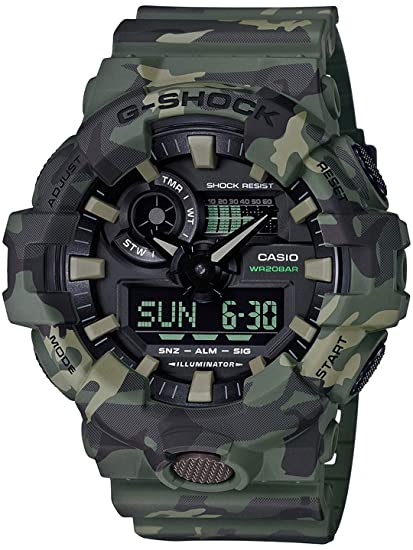 Casio G-Shock Analog-Digital Black Dial Men's Watch - GA-700CM-3ADR (G824)