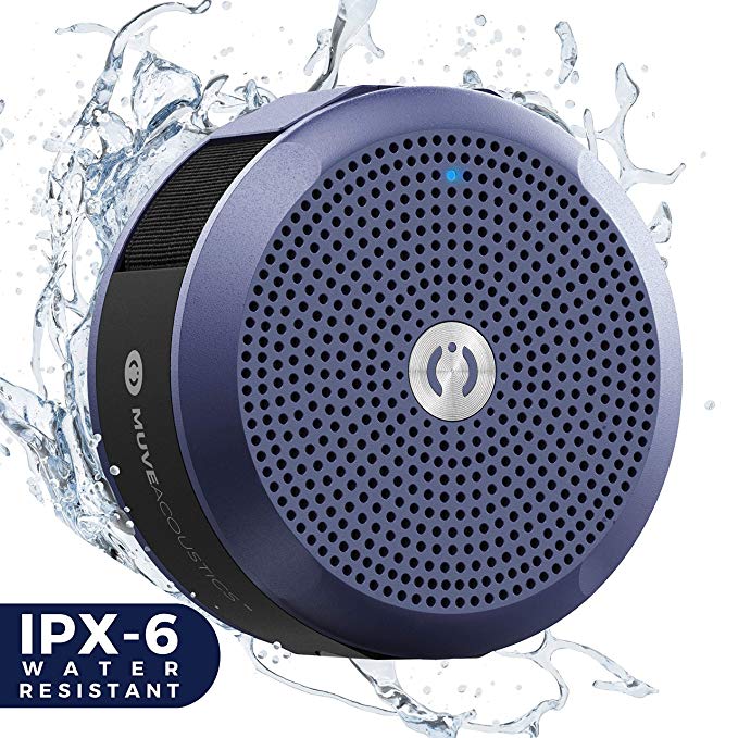 MuveAcoustics A-Star MA-2100FB Portable Wireless Bluetooth Speaker with Mic (Flagship Blue)
