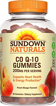 Sundown Naturals Co Q-10 200 mg, 50 Gummies