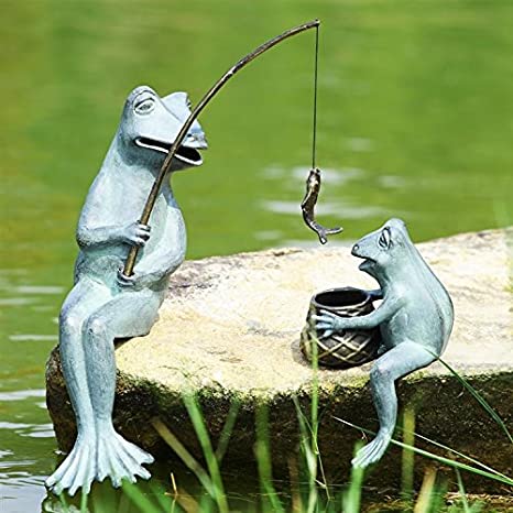 SPI Fishing Frog Mama & Baby Garde