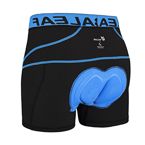 Baleaf Men's 3D Padded Cycling Underwear Shorts